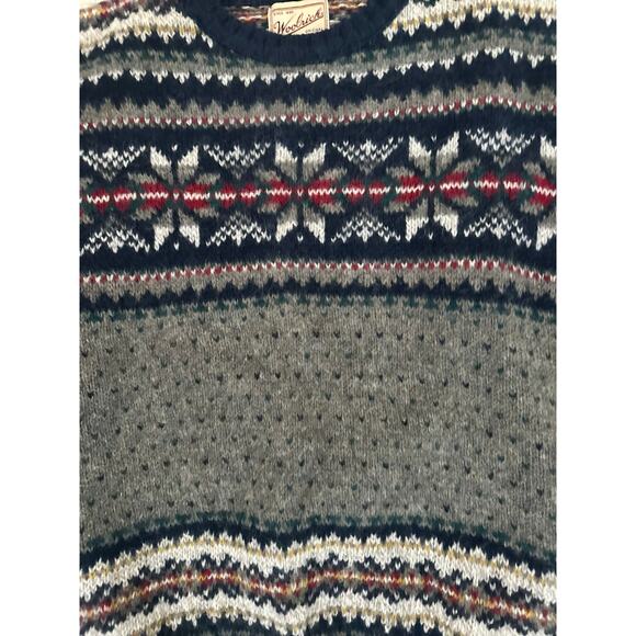 Vintage Woolrich Men's Large Wool Blend Sweater Made in USA Medium - Picture 5 of 10